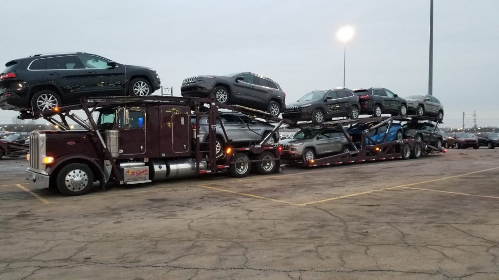 vintage car transport